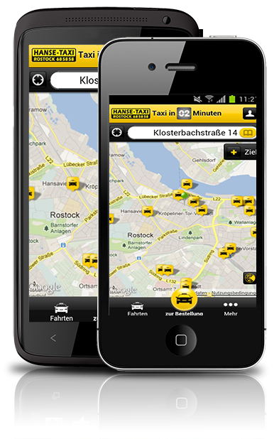 Taxi App Mobile Phone